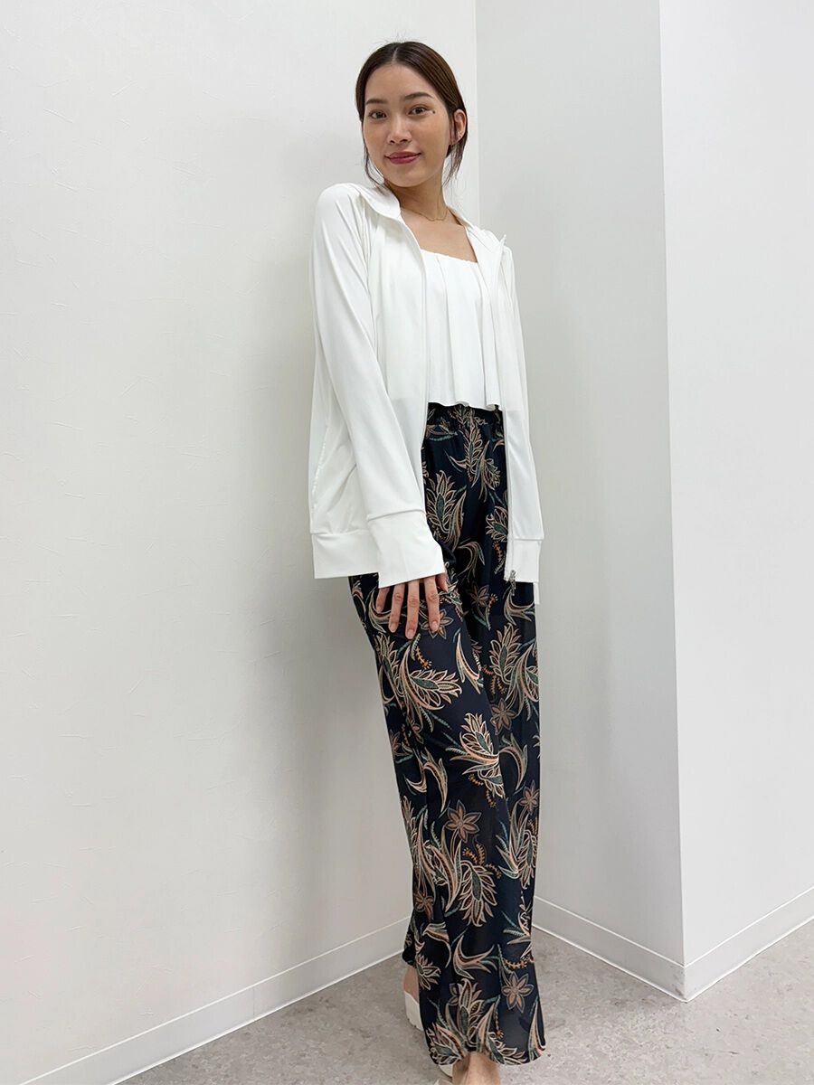 Riberce「UVカットレギュラーパーカー/ラッシュガード」|スポーツ|ホワイト