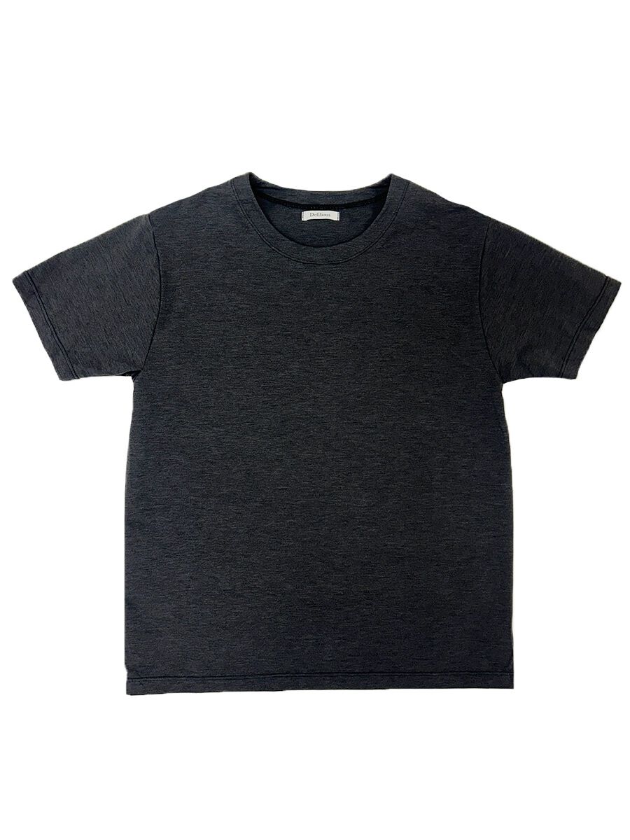 Riberce「【新作】UVカット杢柄メンズTシャツ」|Tシャツ・カットソー|濃グレー