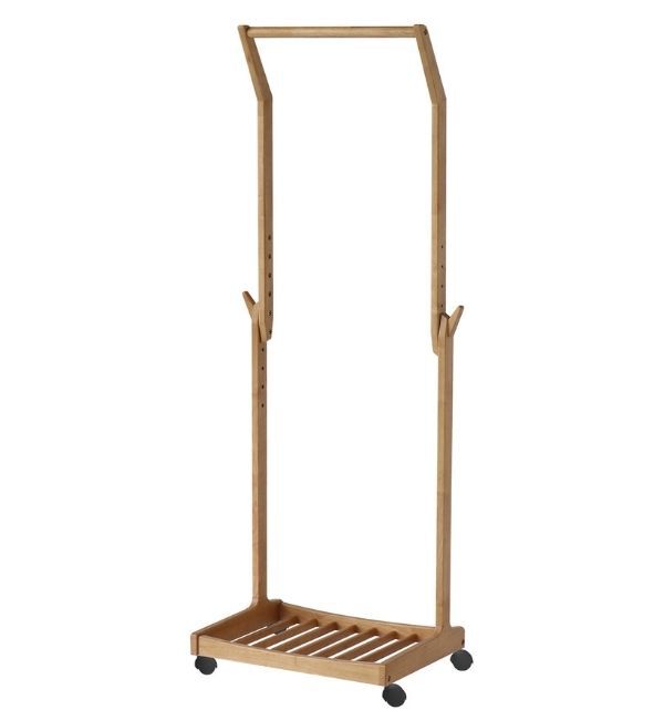 B-COMPANY「高さ調節可能　finハンガーラック」|トイレタリー・ランドリーグッズ|ﾅﾁｭﾗﾙ