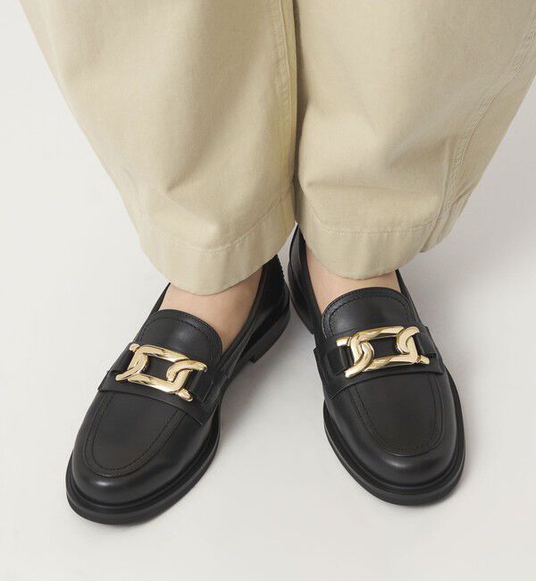 ODETTE E ODILE「チェーンモチーフローファーフラット20&uarr;」|ローファー|