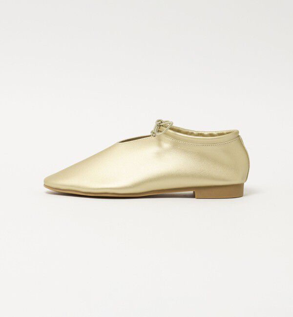 ODETTE E ODILE「ラウンド ディープ フラット◎&uarr;」|レインシューズ|GOLD