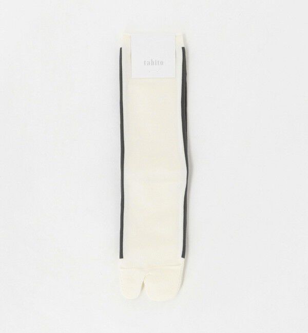 ODETTE E ODILE「＜tabito＞07 Line Socks」|ソックス|WHITE