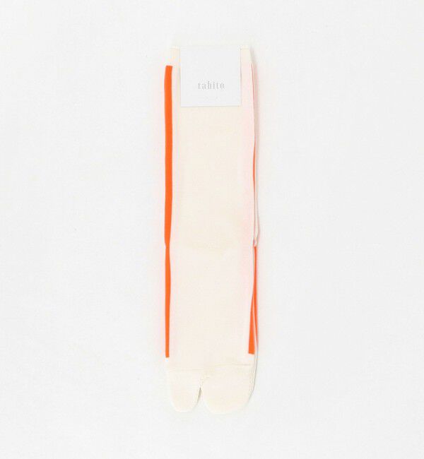 ODETTE E ODILE「＜tabito＞07 Line Socks」|ソックス|NATURAL