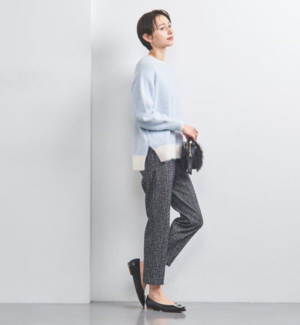 UNITED ARROWS「フォックス カシミヤ クルーネック ニット」|ニット・セーター|