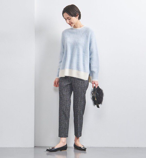 UNITED ARROWS「フォックス カシミヤ クルーネック ニット」|ニット・セーター|