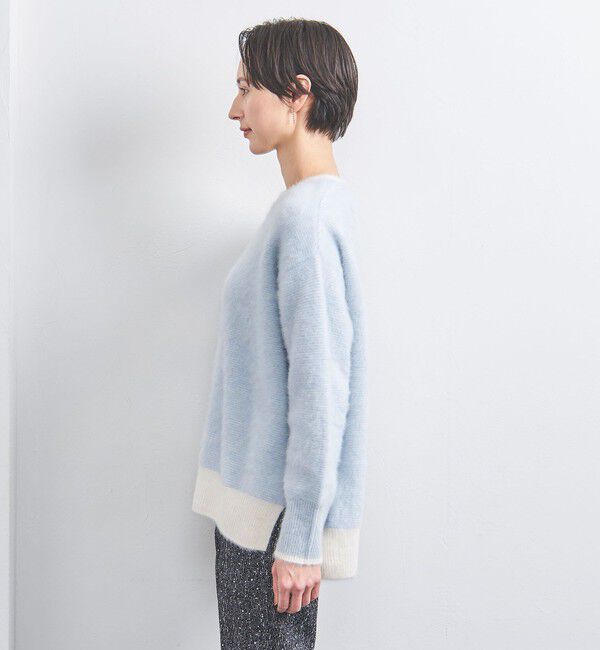 UNITED ARROWS「フォックス カシミヤ クルーネック ニット」|ニット・セーター|