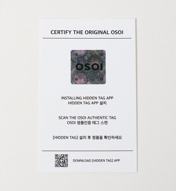 OSOI「【別注】＜OSOI＞トートバッグ」|トートバッグ|