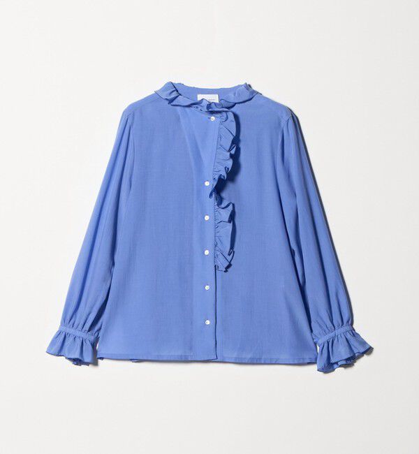 UNITED ARROWS「フリルカラー 2WAY ブラウス ‐ウォッシャブル‐」|シャツ・ブラウス|