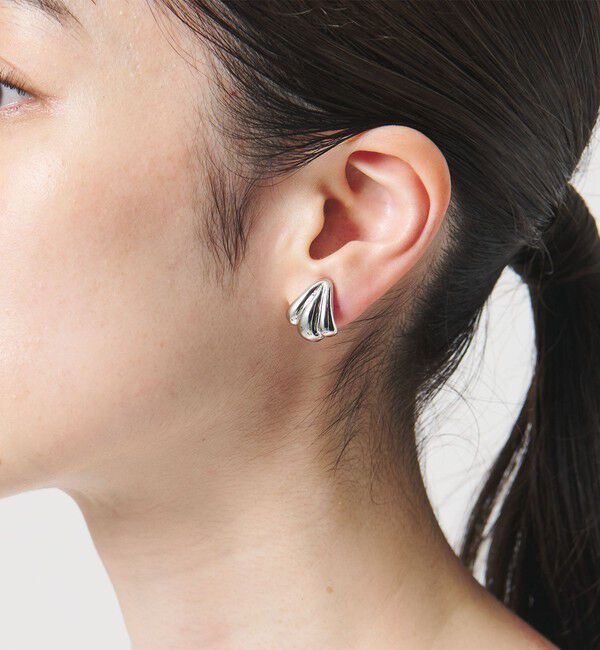 UNITED ARROWS「ペタル イヤリング」|イヤリング|SILVER