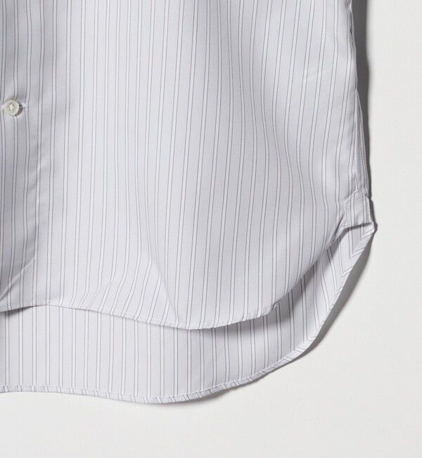 UNITED ARROWS「イージーケア AG ダブルストライプ セミワイドカラー クレリックシャツ ー抗菌防臭ー」|シャツ・ブラウス|