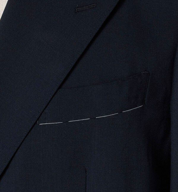UNITED ARROWS「ウール モヘヤ 4ボタン ダブルブレストブレザー S‐MODEL」|テーラードジャケット|