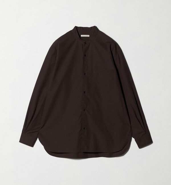 UNITED ARROWS「カリビアーナミルズ ポプリン バンドカラーシャツ」|シャツ・ブラウス|