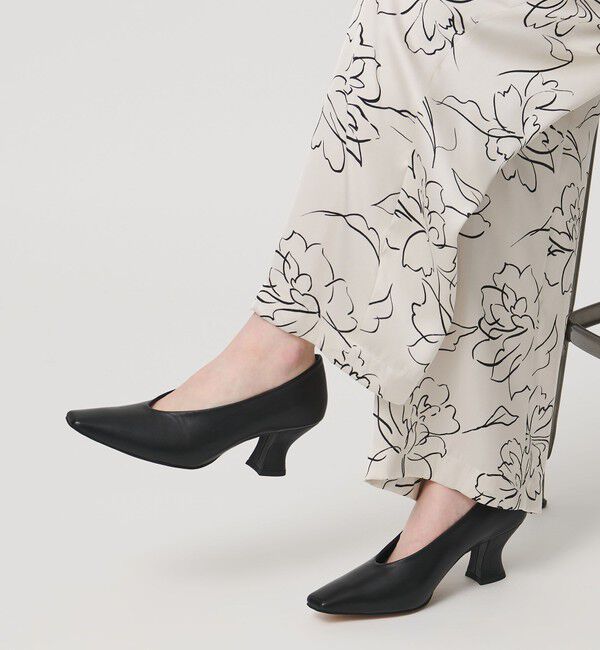 UNITED ARROWS「ポインテッド スクエアトゥ パンプス」|パンプス|