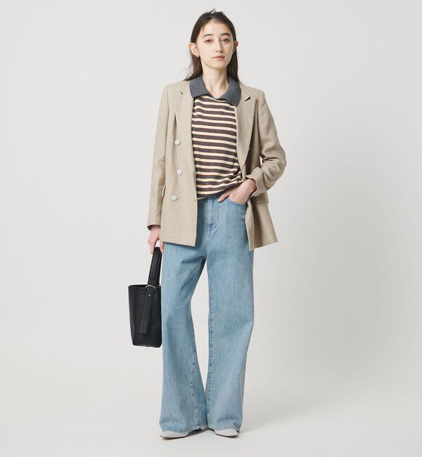 UNITED ARROWS「6ボタン リネン ブレザー ジャケット」|テーラードジャケット|