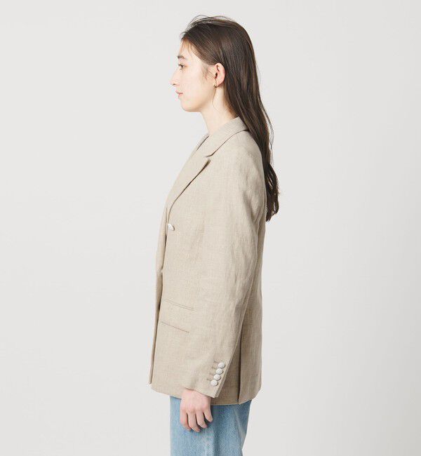 UNITED ARROWS「6ボタン リネン ブレザー ジャケット」|テーラードジャケット|