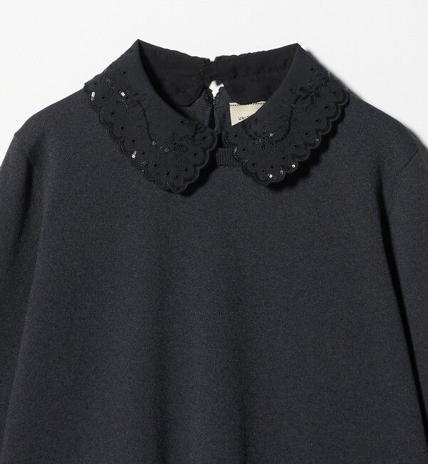 UNITED ARROWS「レディー フラワービジュー ニット‐ ウォッシャブル‐」|ニット・セーター|