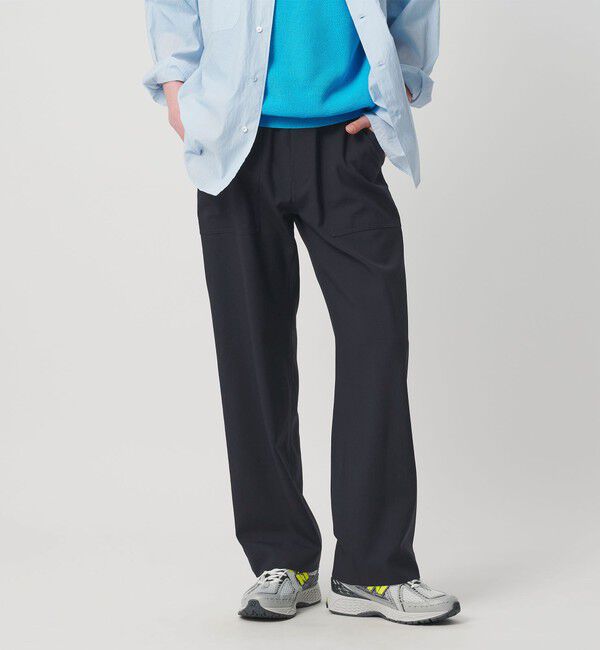 UNITED ARROWS「ウールトロピカル ファティーグ パンツ」|その他|NAVY