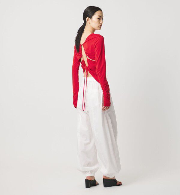 AEWEN MATOPH「＜AEWEN MATOPH＞バックデザインカットソー」|Tシャツ・カットソー|RED