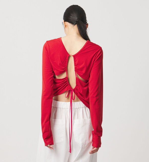 AEWEN MATOPH「＜AEWEN MATOPH＞バックデザインカットソー」|Tシャツ・カットソー|