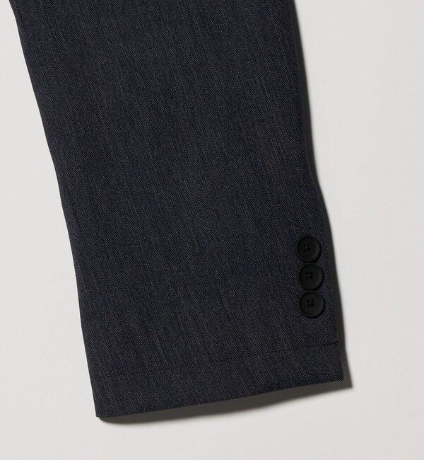 UNITED ARROWS「デニムライク シングル ２ボタン テーラード ジャケット UA COZY　ウォッシャブル　ヨコストレッチ　防しわ」|テーラードジャケット|