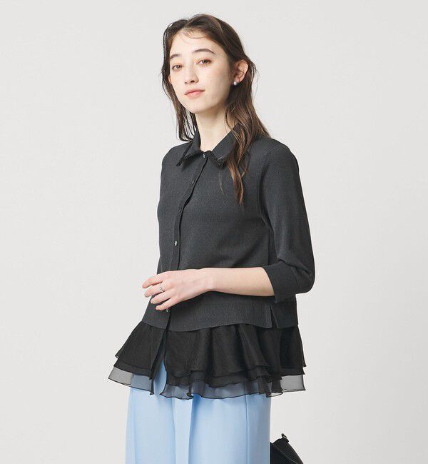 UNITED ARROWS「レディー ポロニット 」|カーディガン|