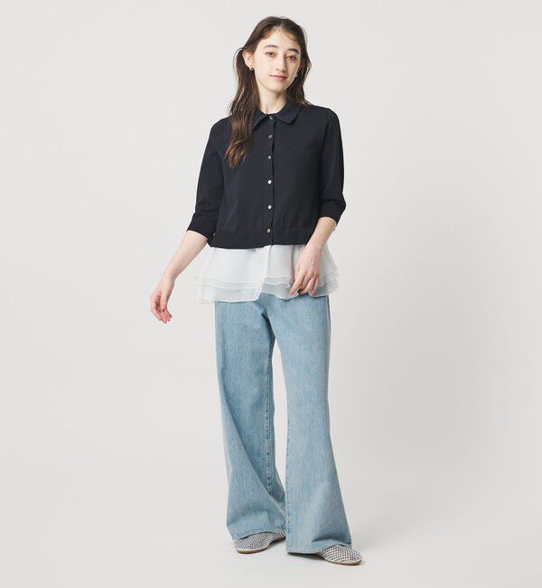 UNITED ARROWS「レディー ポロニット 」|カーディガン|