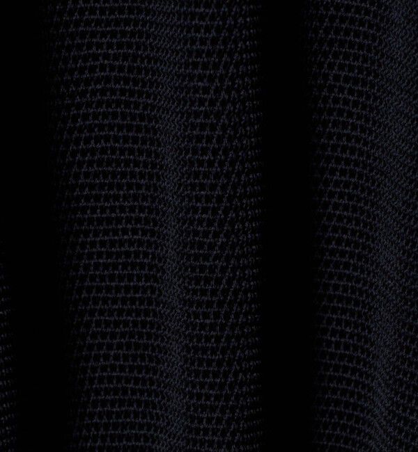 UNITED ARROWS「シャーリーカーン バーズアイ ショートスリーブ クルーネック ニットTシャツ」|ニット・セーター|