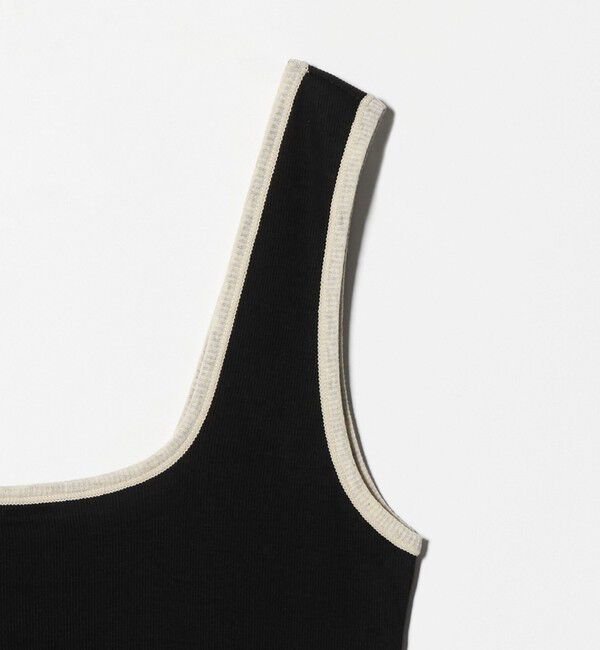 UNITED ARROWS「＜GOOD PEOPLE GOOD STITCHING GOOD PRODUCT＞トリム リブ スクエアネック タンクトップ」|タンクトップ|