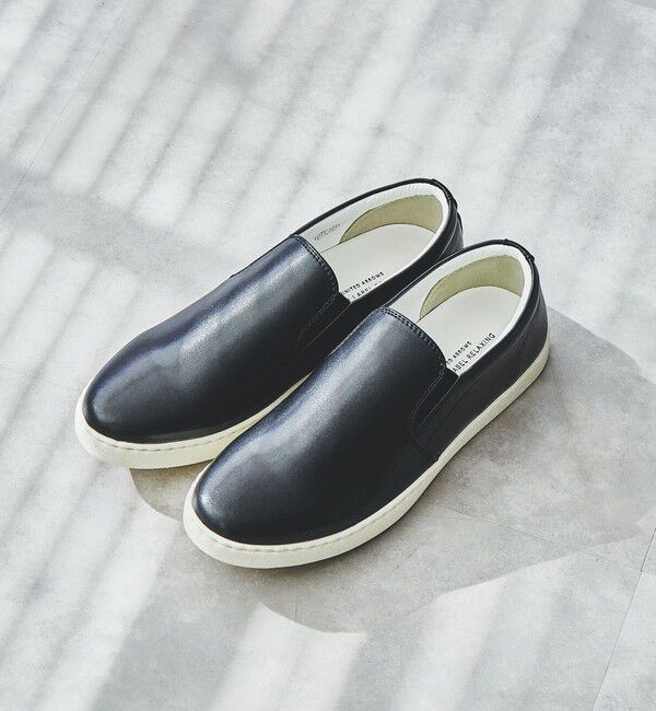 UNITED ARROWS green label relaxing「GLR スリッポン V2 スニーカー」|スニーカー|BLACK