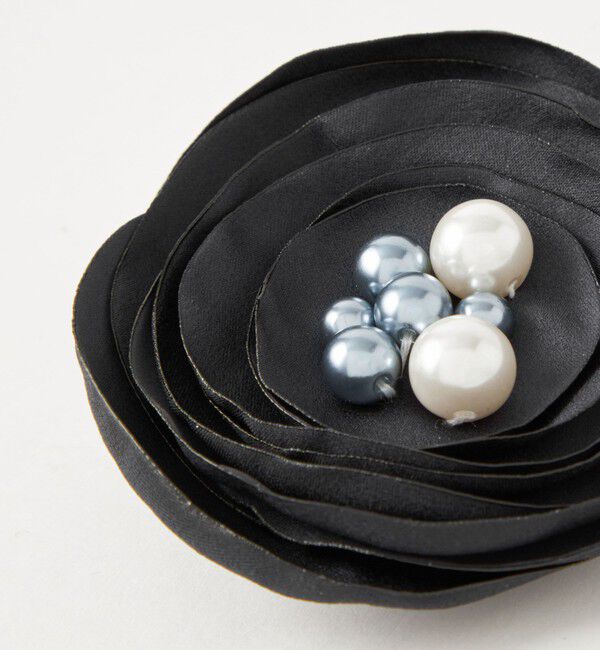 UNITED ARROWS green label relaxing「フラットフラワー コサージュ」|ブローチ・コサージュ|