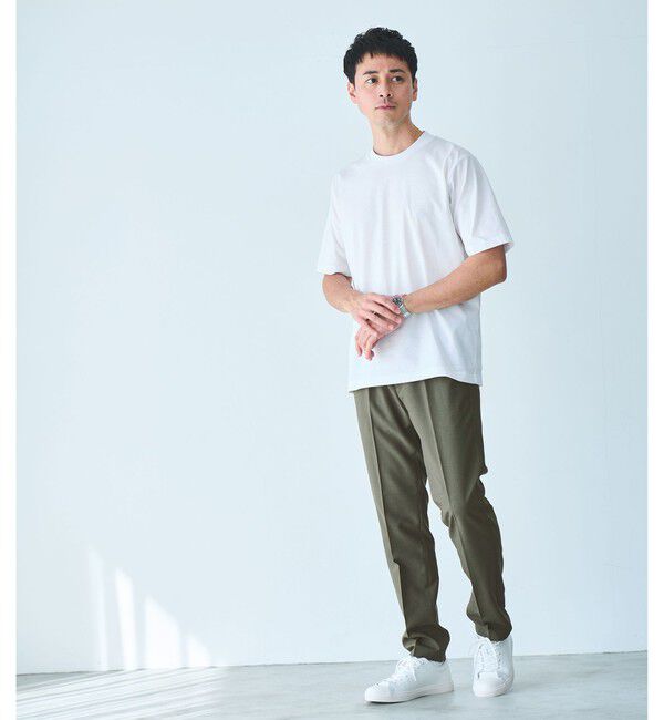 UNITED ARROWS green label relaxing「【WEB限定】JUST fit ジャケイン T 半袖 Tシャツ カットソー -吸水速乾・抗菌-」|Tシャツ・カットソー|