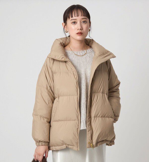 UNITED ARROWS green label relaxing「タフタ リバーシブル ダウン ウォッシャブル 撥水」|ダウン|BEIGE