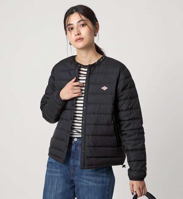UNITED ARROWS green label relaxing「＜DANTON＞インナー ダウン ジャケット」|ダウン|BLACK