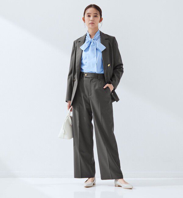 UNITED ARROWS green label relaxing「［size SHORT/TALLあり］Greed グリード ストレート パンツ ウォッシャブル」|スラックス|