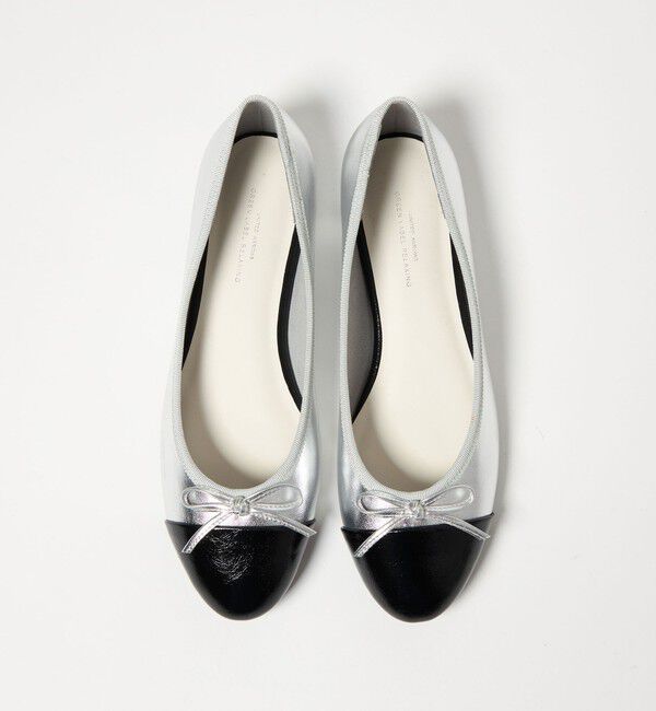 UNITED ARROWS green label relaxing「ラウンド バレエシューズ / フラットシューズ」|バレエシューズ|SILVER