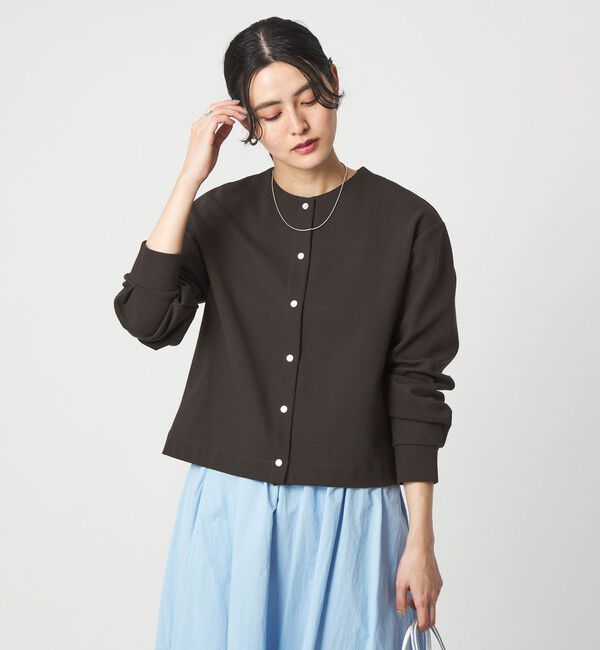 UNITED ARROWS green label relaxing「リップルボーダー カーディガン」|カーディガン|