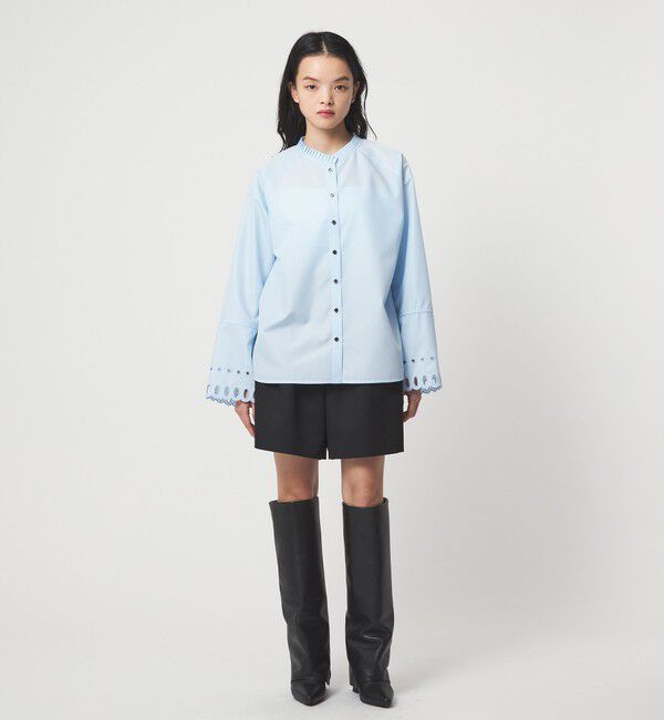 EMMEL REFINES「＜EMMEL REFINES＞EM ソデスカラシシュウ シャツ」|シャツ・ブラウス|