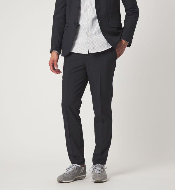 UNITED ARROWS green label relaxing「【WEB限定】JUST fit ドライポリエステル ナロー セットアップ -吸水速乾-」|テーラードジャケット|