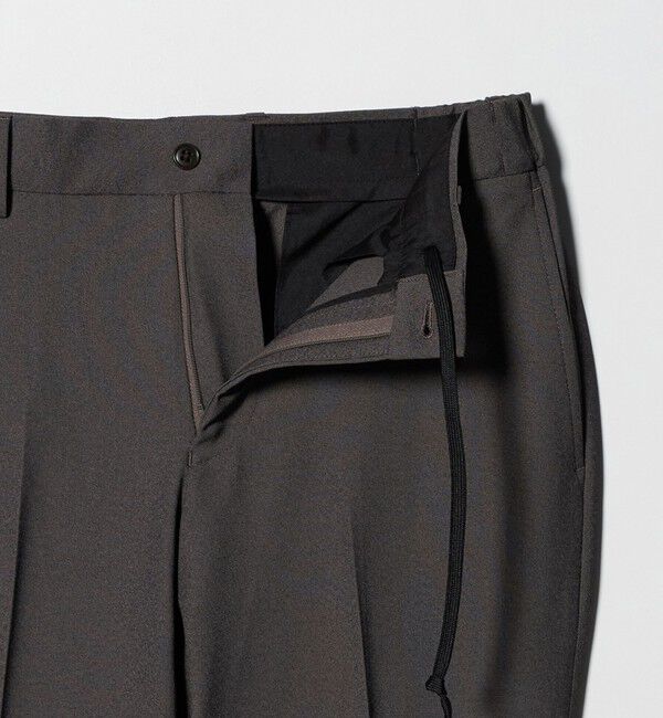 UNITED ARROWS green label relaxing「A+ ポリエステル シャークスキン スタンダード イージー セットアップ パンツ スラックス -ウォッシャブル」|スラックス|