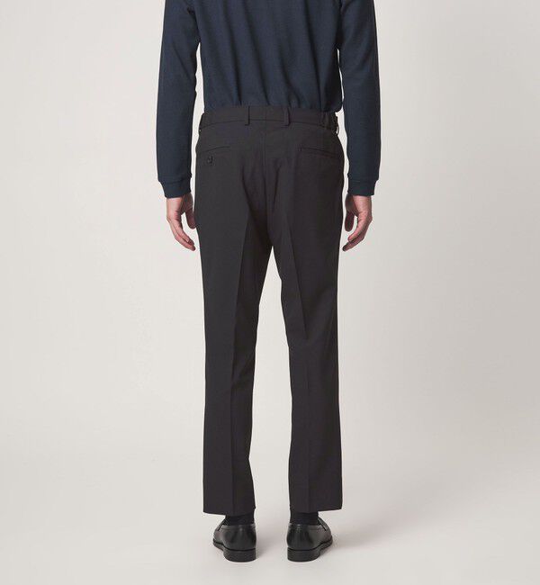 UNITED ARROWS green label relaxing「A+ ポリエステル シャークスキン スタンダード イージー セットアップ パンツ スラックス -ウォッシャブル」|スラックス|