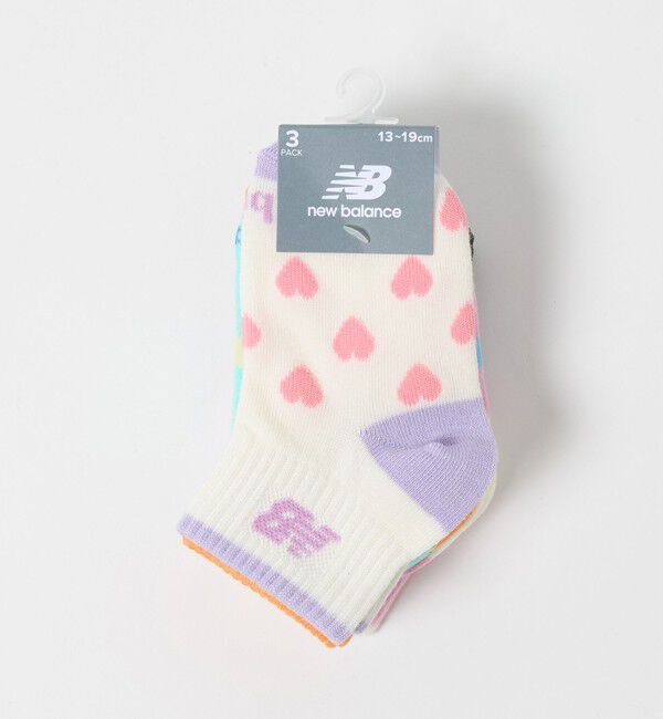 UNITED ARROWS green label relaxing「＜New Balance＞GIRLS ソックス 3P / キッズ 13cm-19cm」|ソックス|