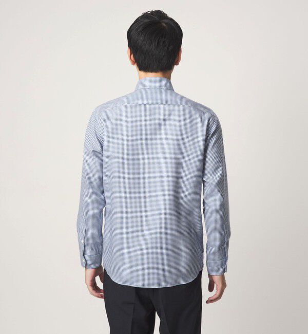 UNITED ARROWS green label relaxing「エブリット コットンオックス ギンガムチェック スナップ ボタンダウン シャツ -イージーアイロン-」|シャツ・ブラウス|