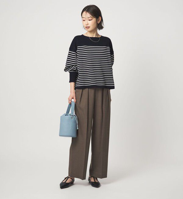 UNITED ARROWS green label relaxing「シャーリー ワイド プルオーバー ニット ウォッシャブル」|ニット・セーター|