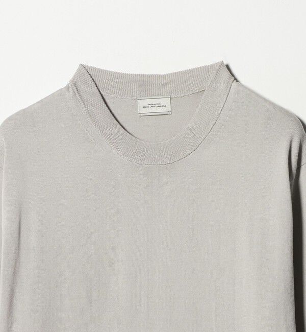 UNITED ARROWS green label relaxing「MTB コットン ハイゲージ クルーネック ニット」|ニット・セーター|