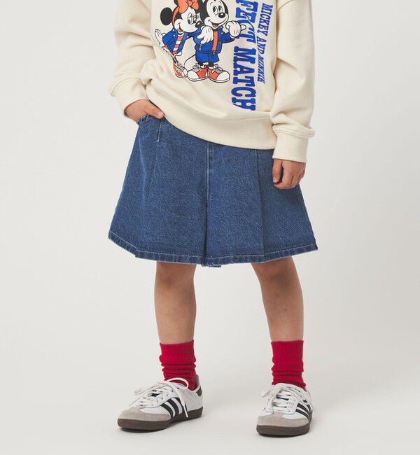 UNITED ARROWS green label relaxing「デニム タックキュロット パンツ / キッズ  100cm-160cm」|その他|