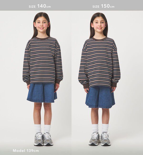 UNITED ARROWS green label relaxing「デニム タックキュロット パンツ / キッズ  100cm-160cm」|その他|