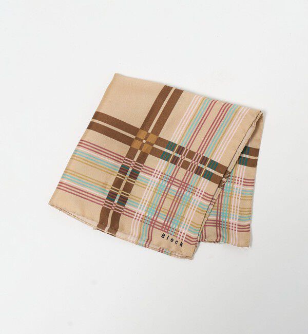 UNITED ARROWS green label relaxing「＜Bleck＞チェック ポケットチーフ」|その他|BEIGE