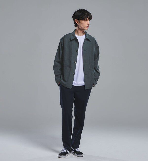 UNITED ARROWS green label relaxing「テック カルゼ カバーオール ジャケット -ストレッチ-」|ブルゾン・スタジャン|