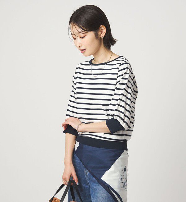 UNITED ARROWS green label relaxing「HIYOKE フォルム スリーブ プルオーバー ニット」|ニット・セーター|