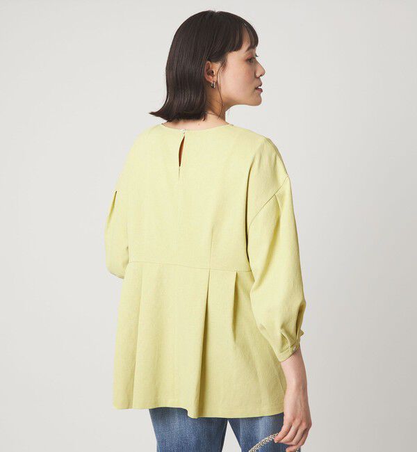 UNITED ARROWS green label relaxing「ウエスト タック ブラウス UVカット 通気性」|シャツ・ブラウス|